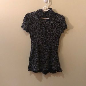 UO collared tee romper